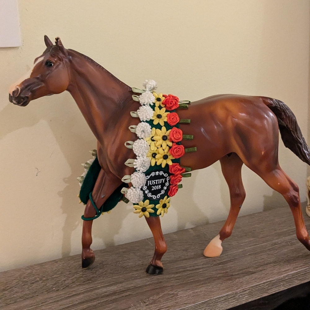 Toy Justify horse figurine 2018